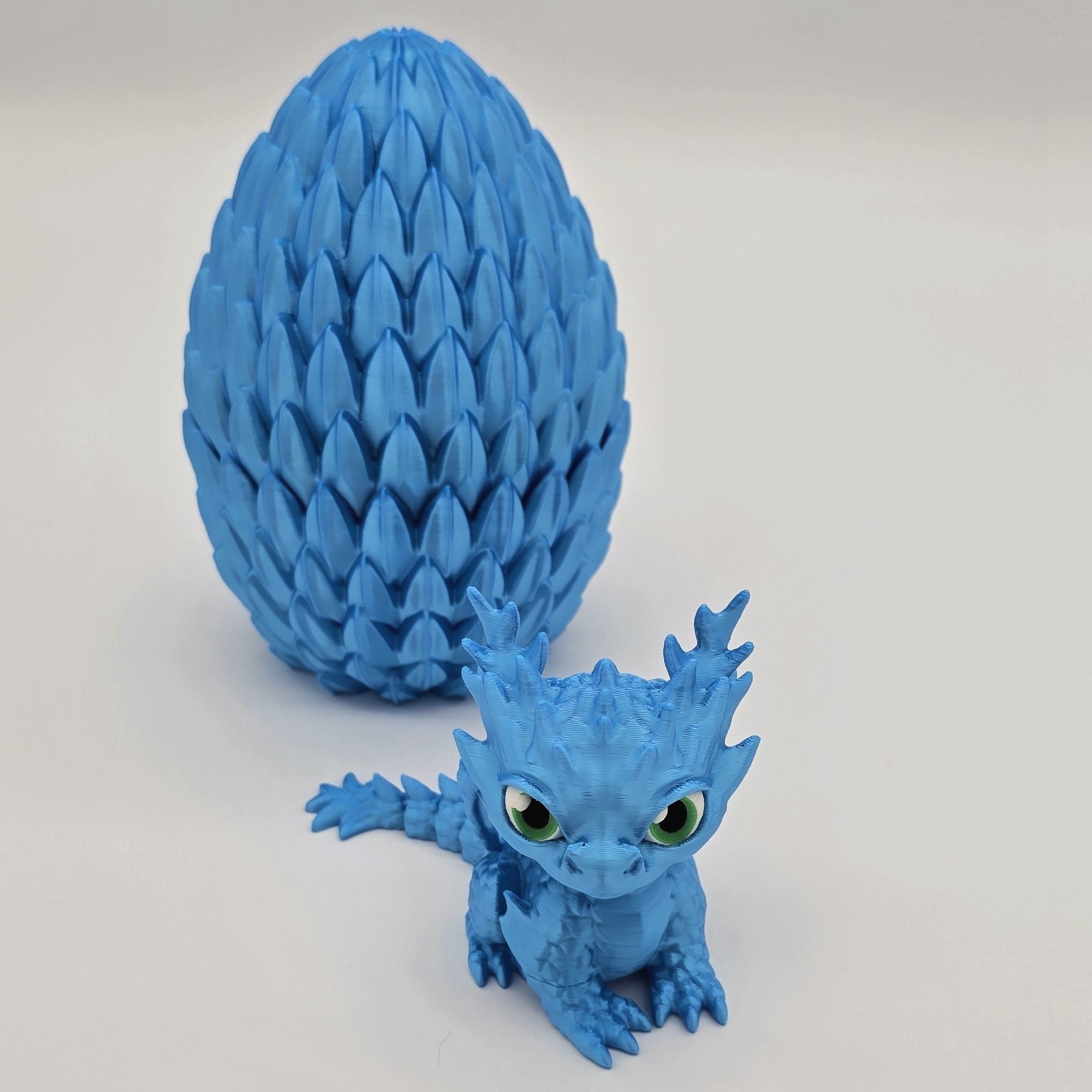 Blauer-Drache im Ei Ansicht 2